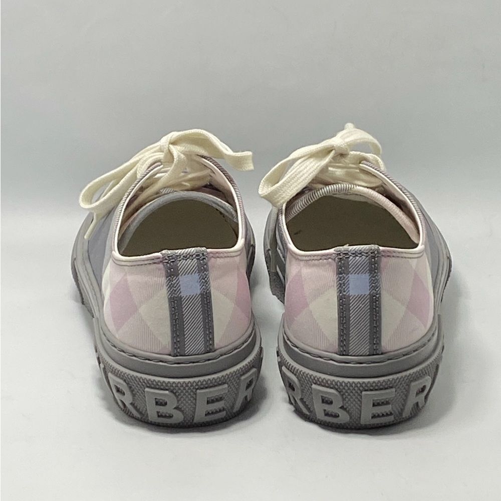 Burberry Check Canvas Low-Top Sneakers size 39.5 - Picture 6 of 12